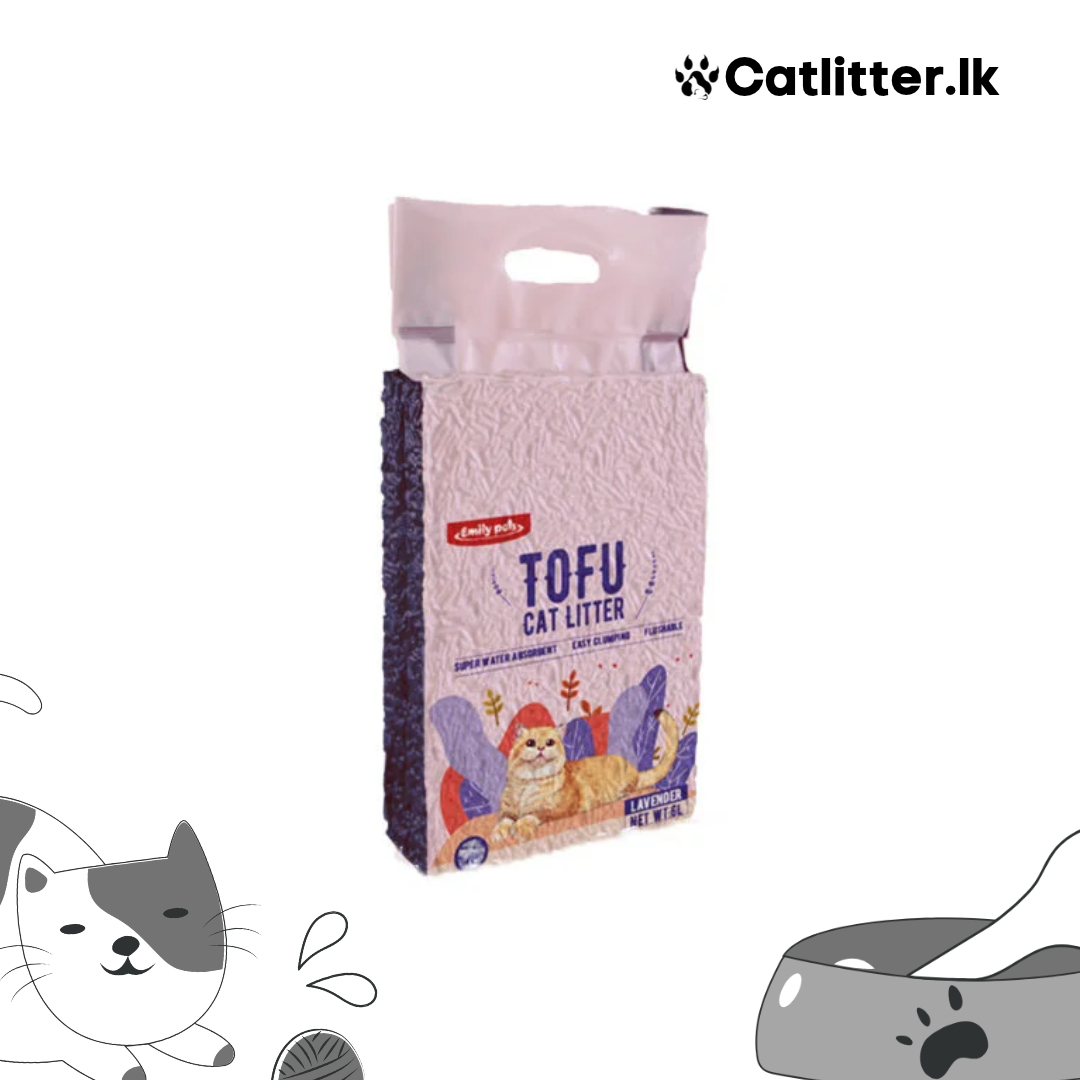 Emily Pet Tofu Cat Litter Lavender 8L