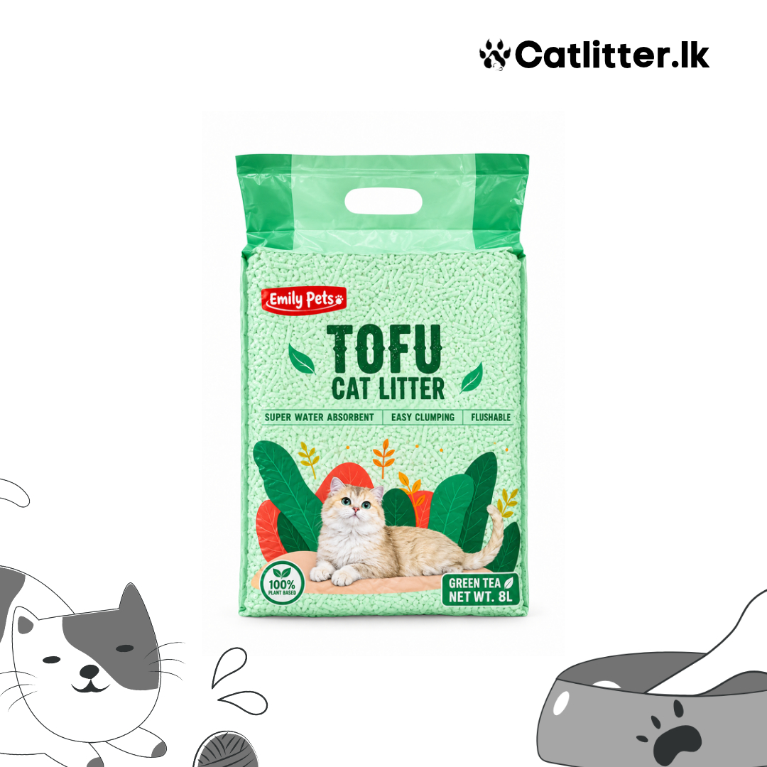 Emily Pet Tofu Cat Litter Green Tea 8L