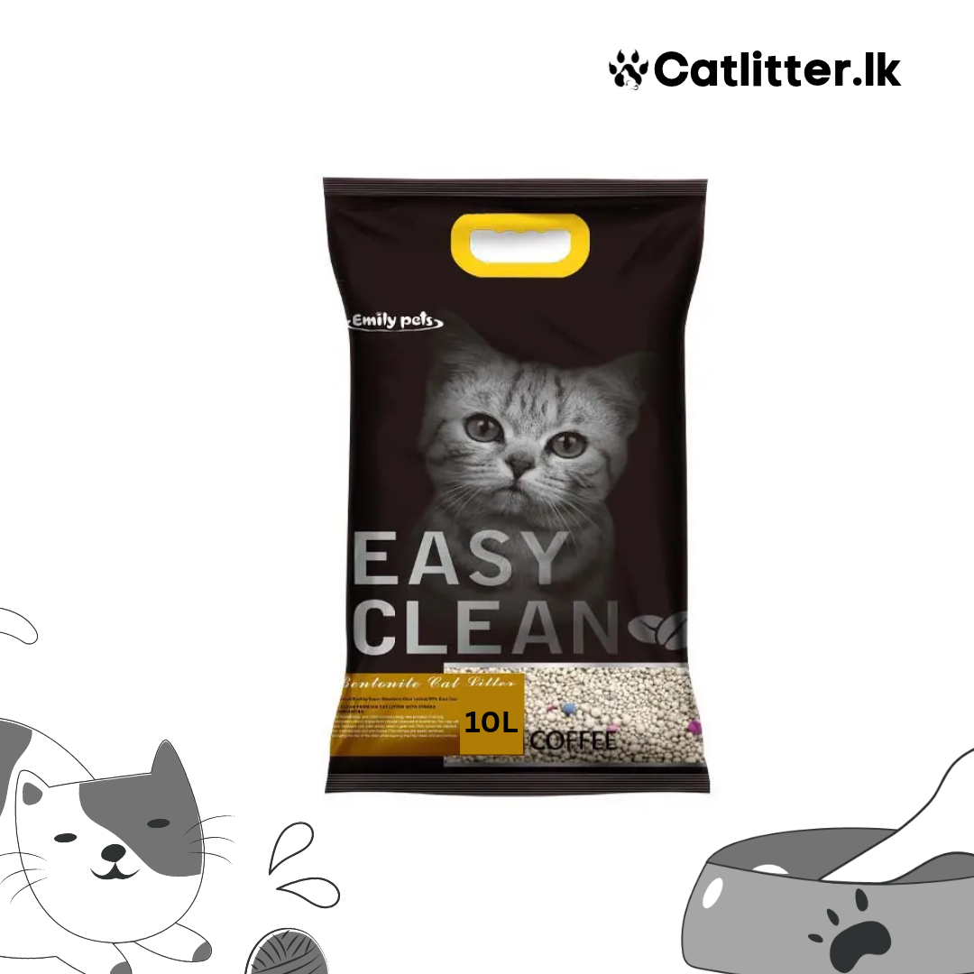 Emily Pet Cat Litter (10L/8Kg) - Coffee