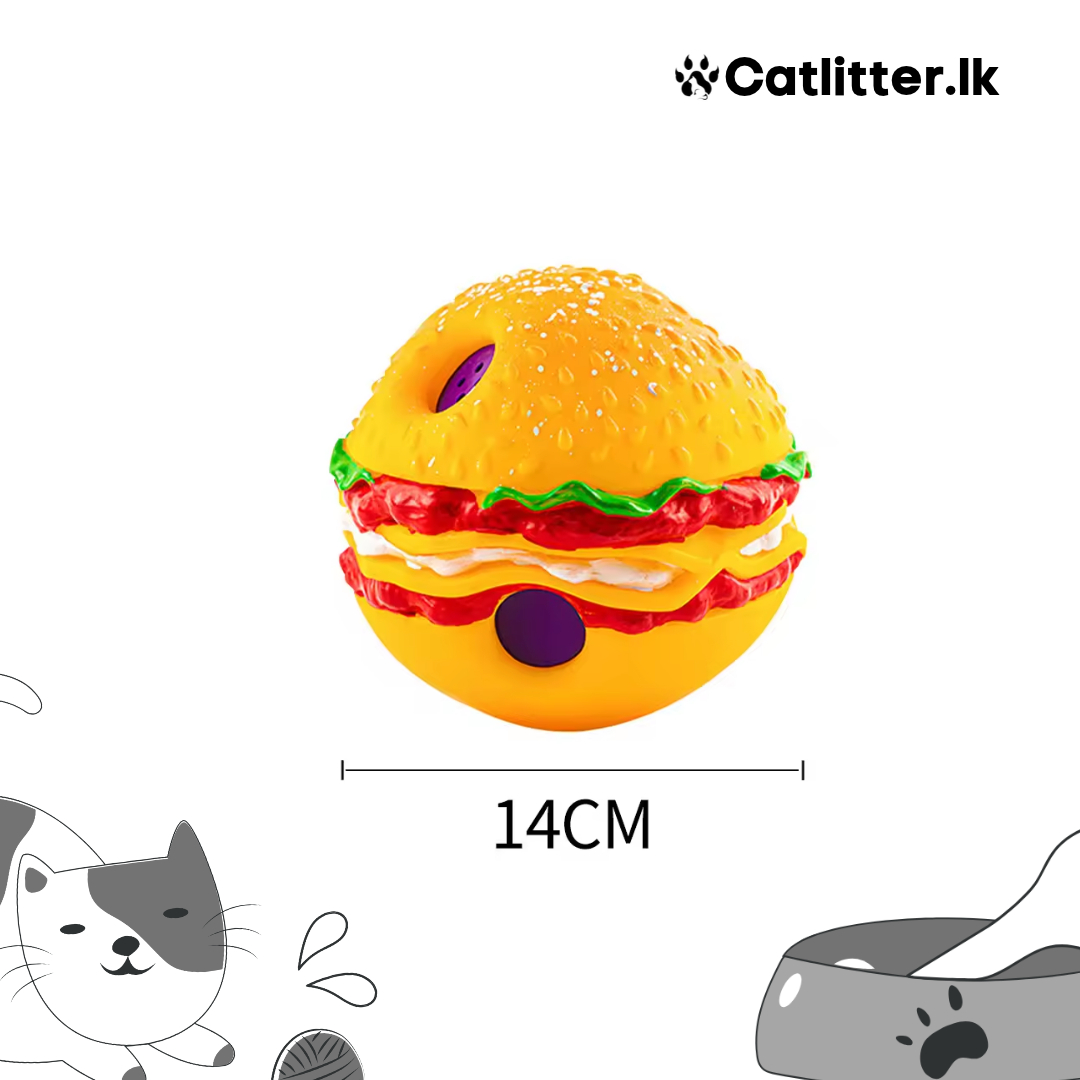 Hamburger pet Ball